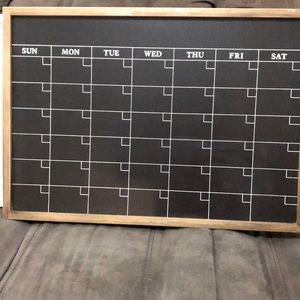 Chalk marker calendar board